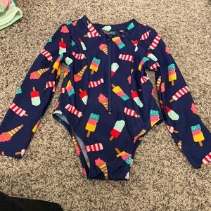 Toddler girls size 4t rashgard swimsuit